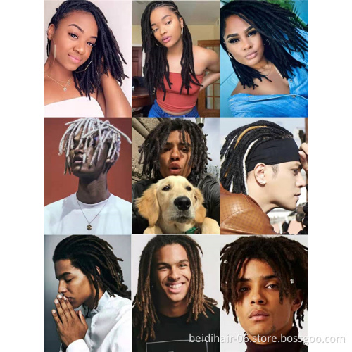 Synthetic Hair Dreadlocks Afro Kinky Bulk for Dreadlock Artificial Hair Bulk Puffs